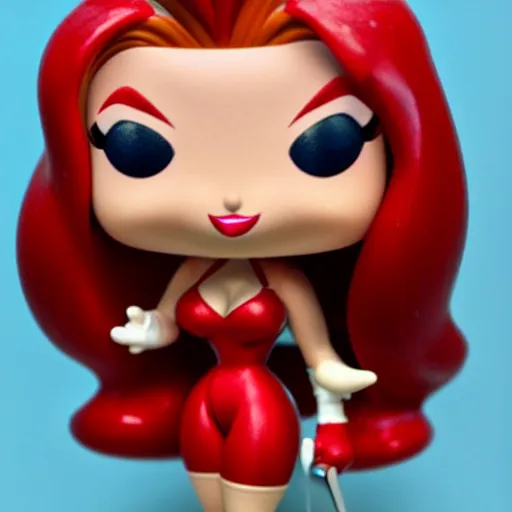 Prompt: jessica rabbit funko - pop