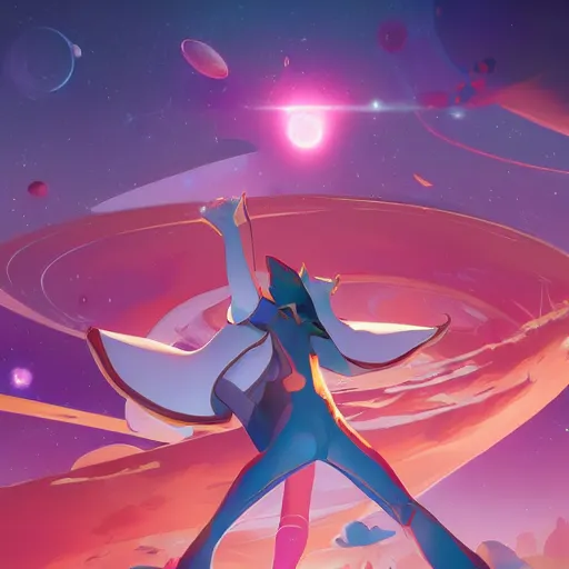 Image similar to hero world space dandy, behance hd by jesper ejsing, by rhads, makoto shinkai and lois van baarle, ilya kuvshinov, rossdraws global illumination