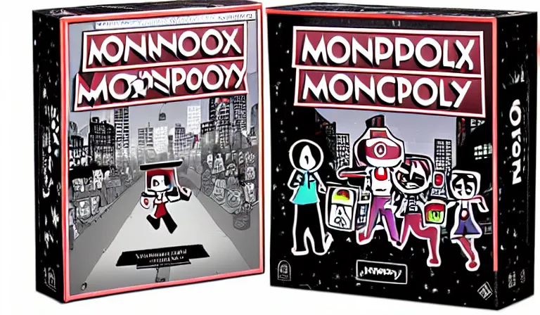 Image similar to the box for monopoly : yume nikki edition