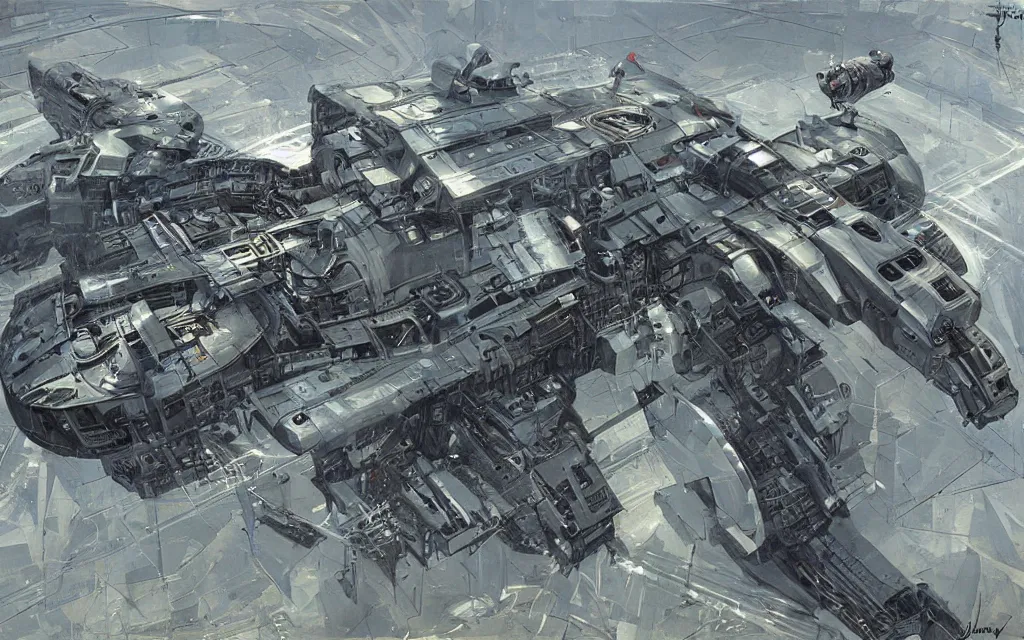 Prompt: techno artwork, by james gurney