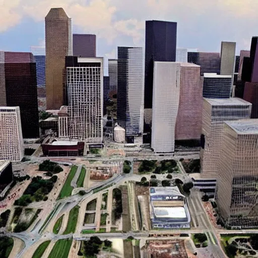 Image similar to houston texas in the year 2 0 4 0