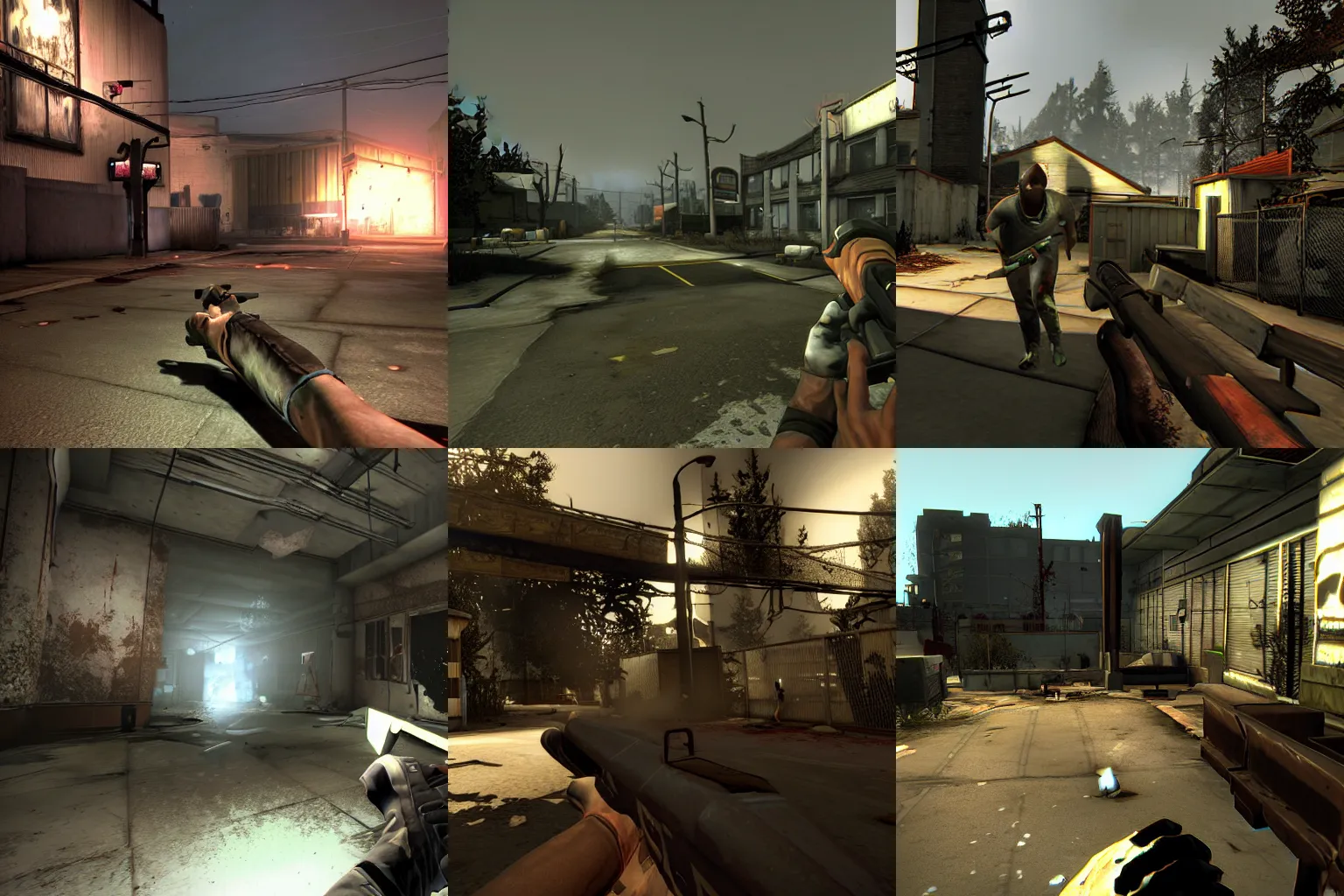 Prompt: A screenshot taken in Left 4 Dead