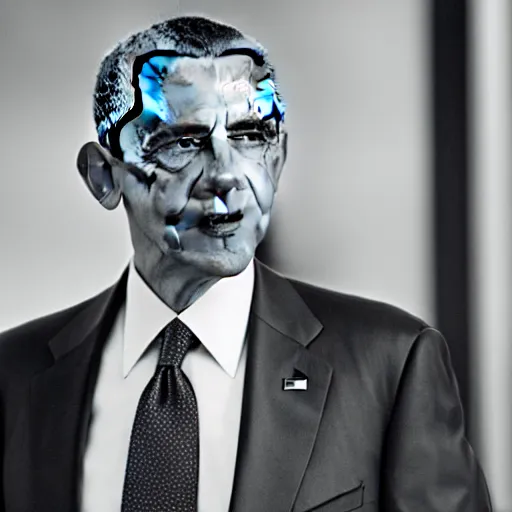 Prompt: Obama in the SCP back rooms, HD Photograph, Found Footage