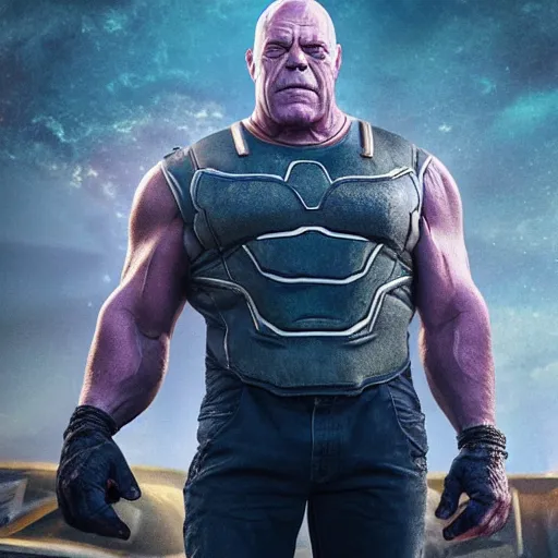 Image similar to dean norris as thanos