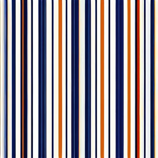 Image similar to textile pattern orange stripes with thin blue and white lines, high quality 3d