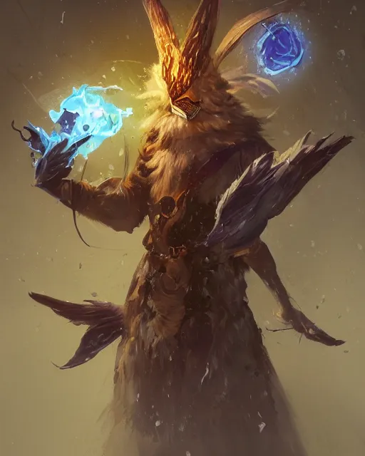 Image similar to Duck Shapeshifter Druid Mage, D&D, artstation, fantasy, magic the gathering artwork, cinematic lighting, centered, symmetrical, highly detailed, digital painting, , concept art, smooth, sharp focus, illustration, volumetric lighting, epic Composition, 8k, art by Akihiko Yoshida and Greg Rutkowski and Craig Mullins, oil painting, cgsociety