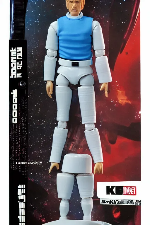 Image similar to 8 k high definition, 1 9 8 0 kenner style action figure, full body, highly detailed, science fiction, photorealistic