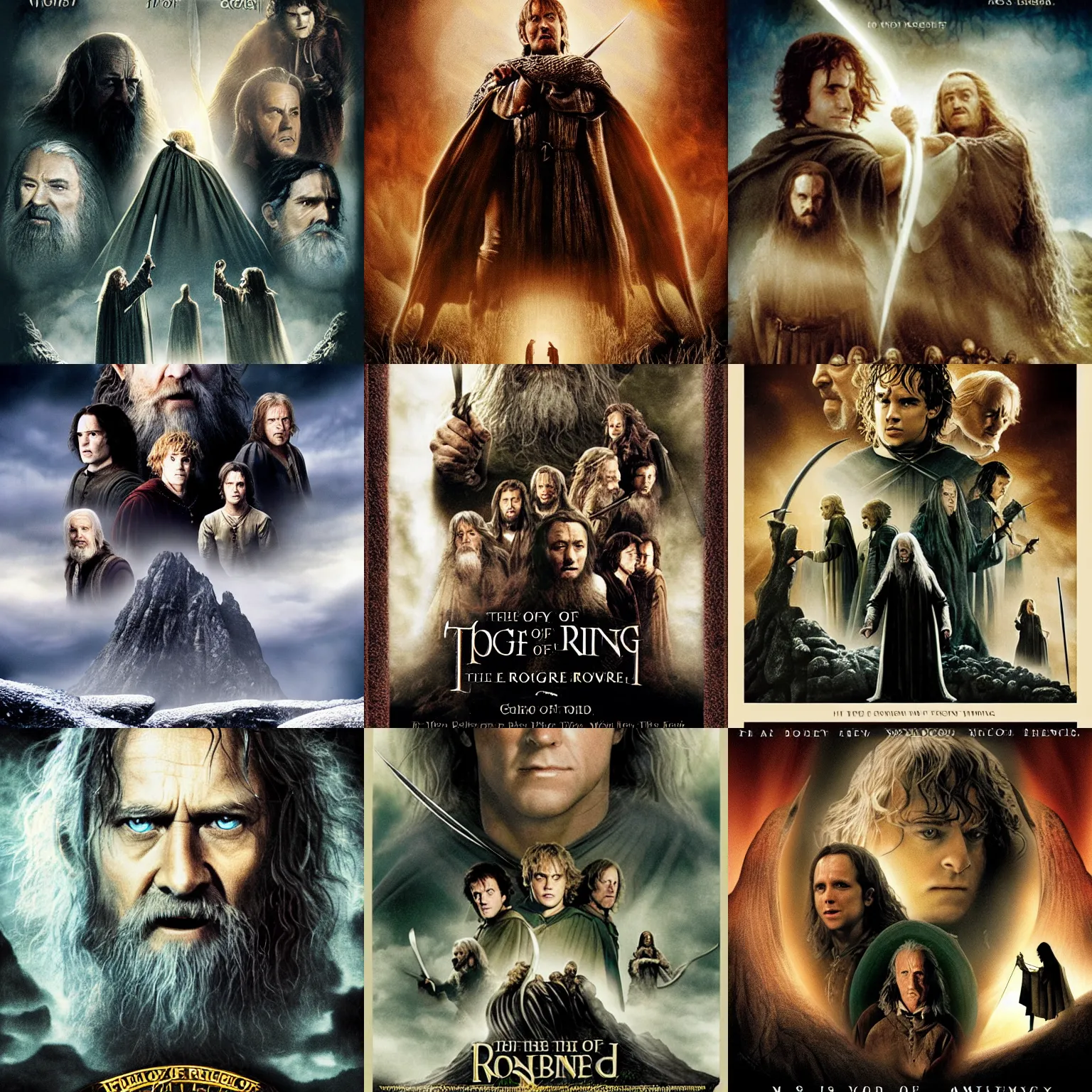 Fellowship of the Ring - Lord of the Rings Movie Poster