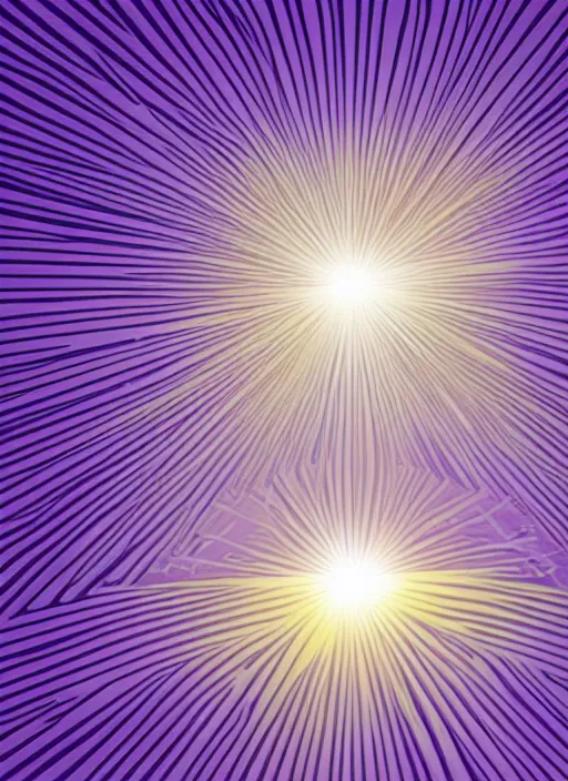 Image similar to rising sun crystals white religious dawn purple gold god rays crystals simple background graphic ultra simplified fai khadra gaika style