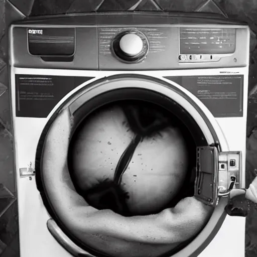 Prompt: rage against the washing machine