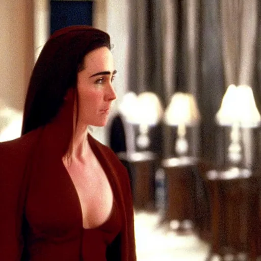Image similar to Still of Jennifer Connelly removing her mask in Eyes Wide Shut (1999)