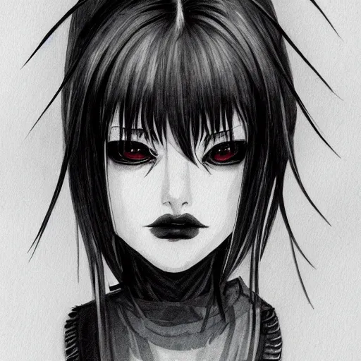 Dark, drawing and simple anime #133140 on