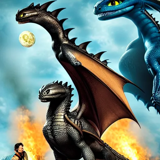 Image similar to how to train your. dragon