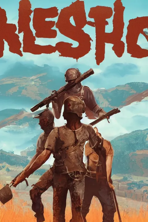 Image similar to Rust game poster