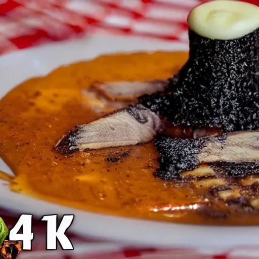 Image similar to the most disgusting food in the world, 4 k, 8 k