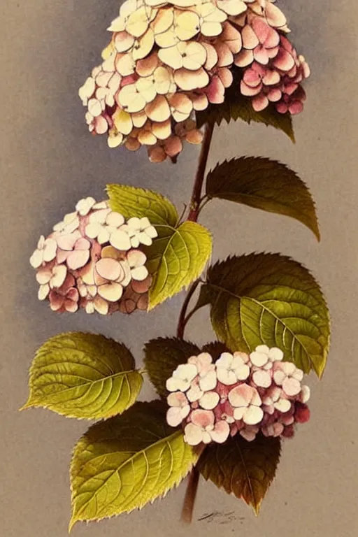 Prompt: ( ( ( ( ( 1 9 5 0 s retro hydrangea. muted colors. ) ) ) ) ) by jean - baptiste monge!!!!!!!!!!!!!!!!!!!!!!!!!!!!!!