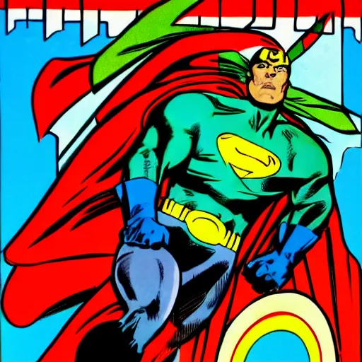 Image similar to superhero, clear focus, sharp focus, smooth, comic style, art by jack kirby