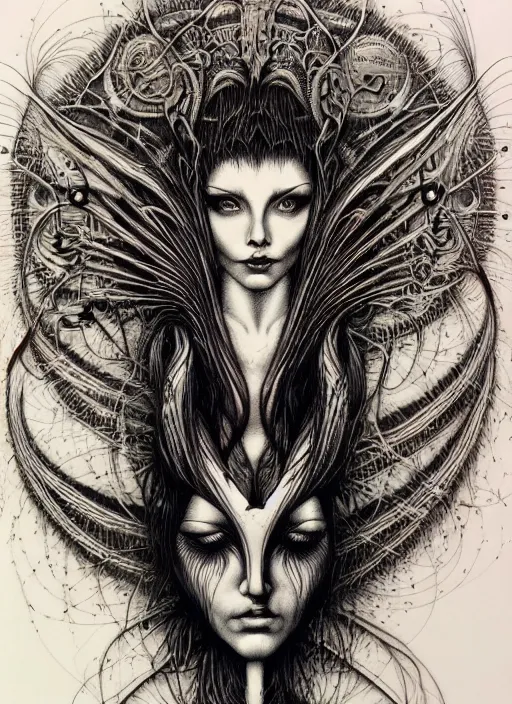 Image similar to a portrait of a lady by aaron horkey