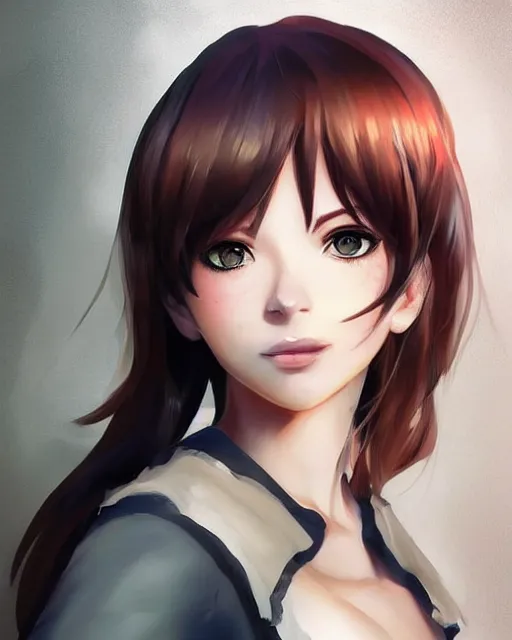 Image similar to portrait Nami the Burglar girl cute-fine-face, pretty face, realistic shaded Perfect face, fine details. Anime. realistic shaded lighting by Ilya Kuvshinov Giuseppe Dangelico Pino and Michael Garmash and Rob Rey, IAMAG premiere, aaaa achievement collection, elegant freckles, fabulous