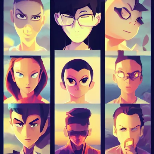 Image similar to face icon stylized minimalist nintendo, loftis, cory behance hd by jesper ejsing, by rhads, makoto shinkai and lois van baarle, ilya kuvshinov, rossdraws global illumination