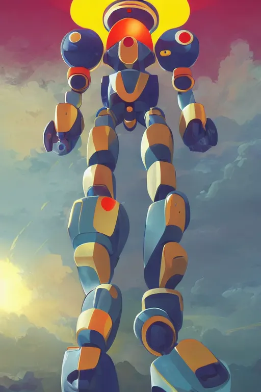 Image similar to metabots medabots medarotto medarot robot minimalist comics, behance hd by jesper ejsing, by rhads, makoto shinkai and lois van baarle, ilya kuvshinov, rossdraws global illumination ray tracing hdr radiating a glowing aura