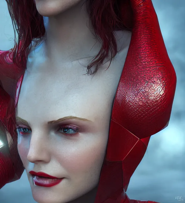 Image similar to scarlet witch, cubism, nostalgia, very detailed texture, realistic shaded lighting, studio quality, digital art, dynamic background, unreal engine 5 rendered, octane rendered, pinnacle studio, naturel, trending on artstation, art style by ian sprigger