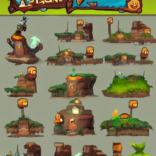 prompthunt: A game assets spritesheet by Rayman legends online