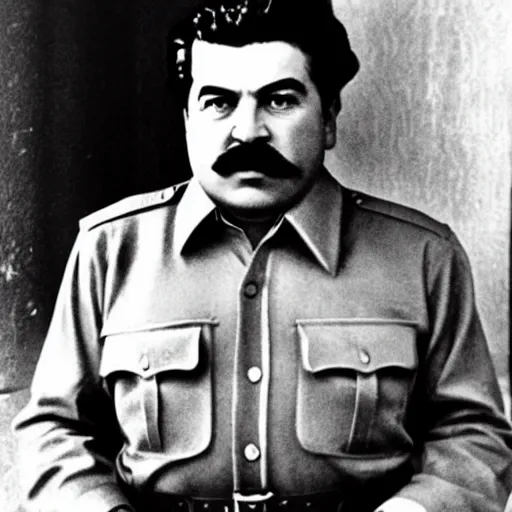 Image similar to Joseph Stalin as Pablo Escobar