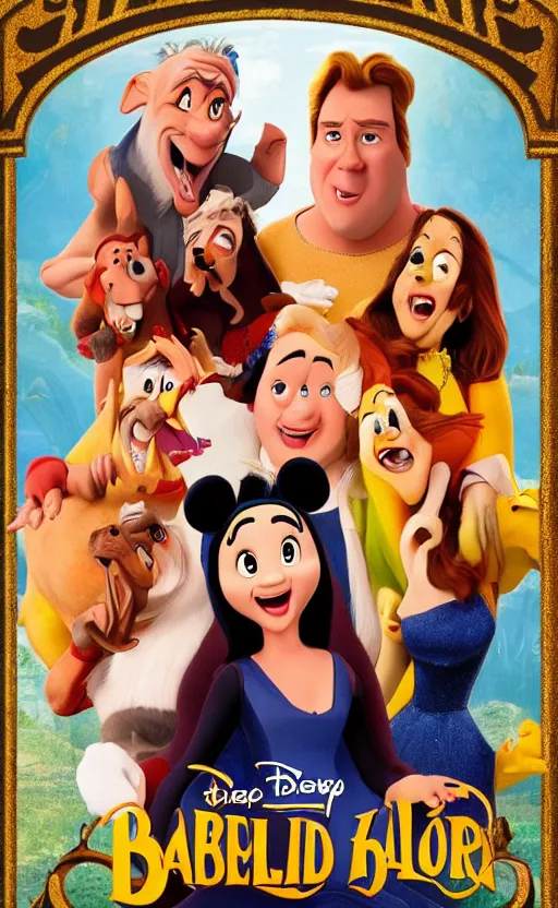 Image similar to a poster for a really bad terrible awful Disney movie