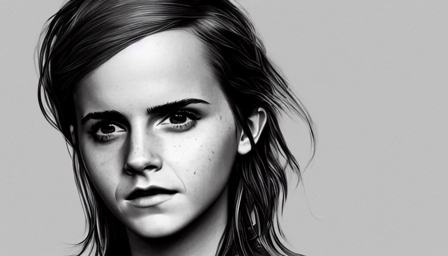 Image similar to Emma Watson is Sarah Connor, hyperdetailed, artstation, cgsociety, 8k