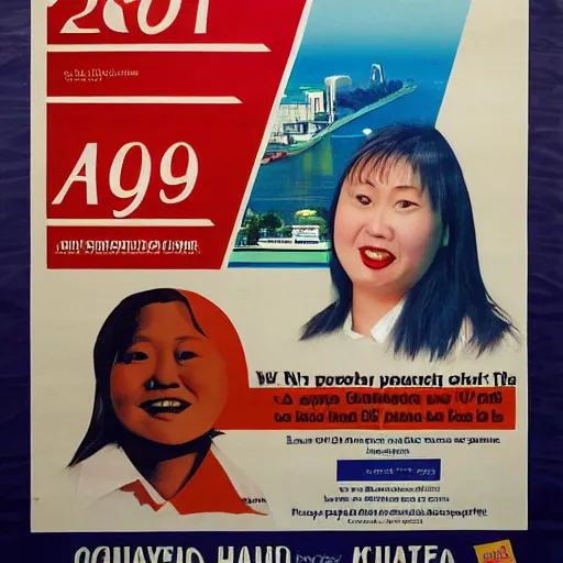 Image similar to a 1 9 9 0 s poster for a singaporean campaign