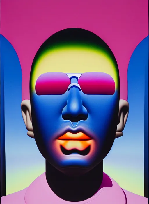 Image similar to balenciaga shades ad by shusei nagaoka, kaws, david rudnick, airbrush on canvas, pastell colours, cell shaded, 8 k