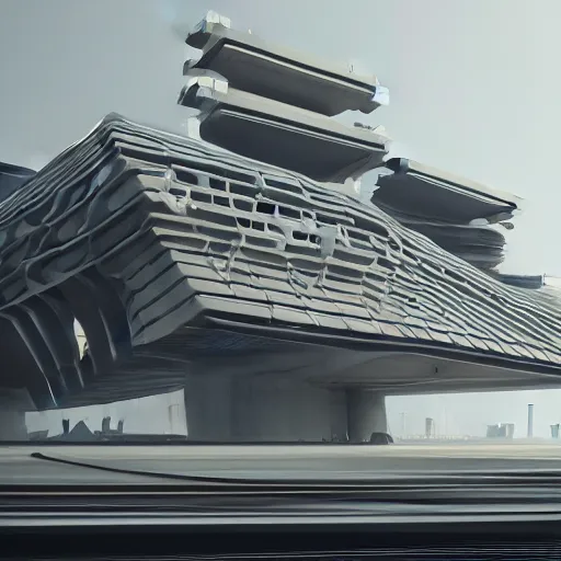 Prompt: sci-fi organic brutalism speed dynamic o x u wall structure on the coronation of napoleon painting and digital screen billboard in the middle, unreal engine 5, keyshot, octane, artstation trending, ultra high detail, ultra realistic, cinematic, 8k, 16k, in style of zaha hadid, in style of nanospace artstation, in plastic,dark, tilt shift,