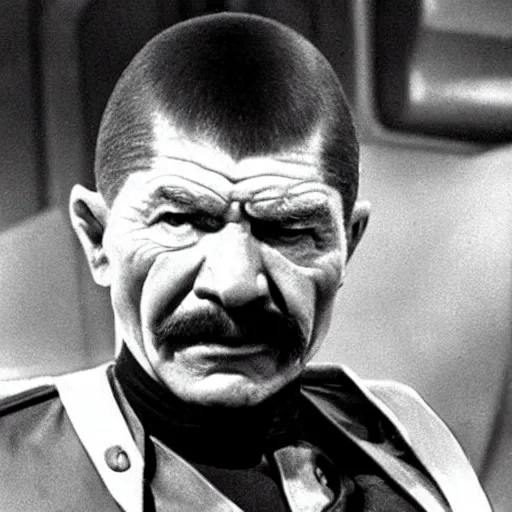 Image similar to a still of Charles Bronson in Star Trek