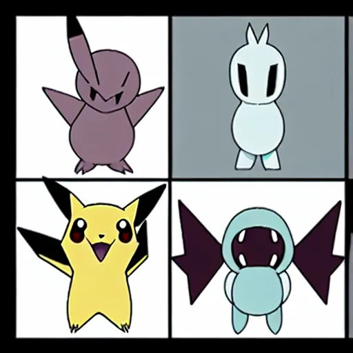 Image similar to new pokemon. muted colors