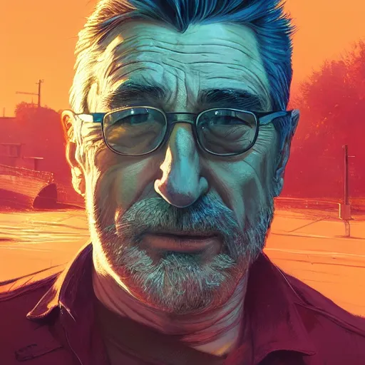 Prompt: highly detailed portrait, robert deniro, in gta v, stephen bliss, unreal engine, fantasy art by greg rutkowski, loish, rhads, ferdinand knab, makoto shinkai and lois van baarle, ilya kuvshinov, rossdraws, tom bagshaw, global illumination, radiant light, detailed and intricate environment