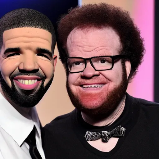 Image similar to Drake and Steve Brule morphs into a new person
