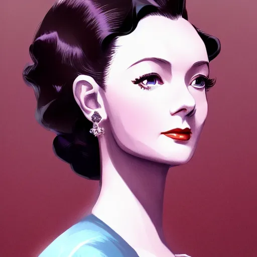 Prompt: portrait of vivien leigh in the movie gone with the wind, 4k, anime key visual, artstation, kuvshinov ilya