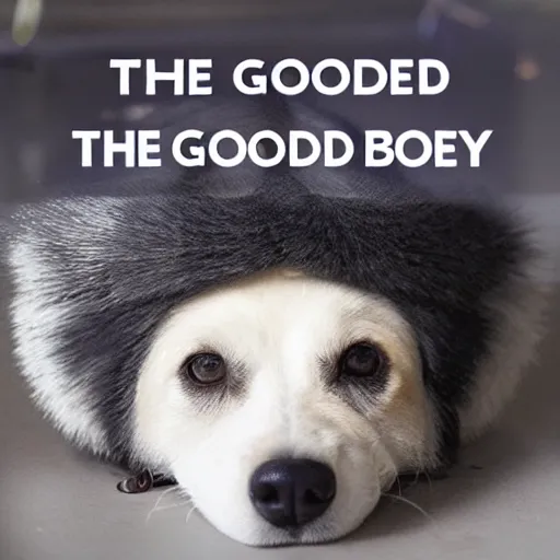 Image similar to the goodest boy