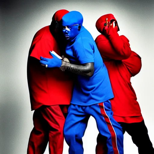 Image similar to crips vs bloods by emanuele dascanio and robin eley