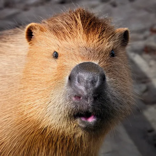 Prompt: a photo of the cutest capybara, detailed, 8k, photorealistic, realism, award winning photo, amazing lighting