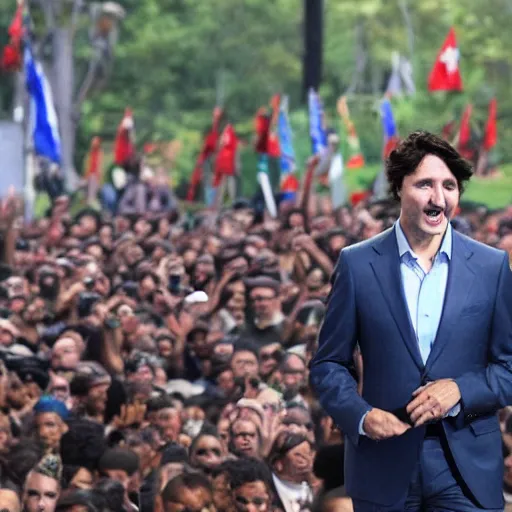 Image similar to justin trudeau as fidel castro