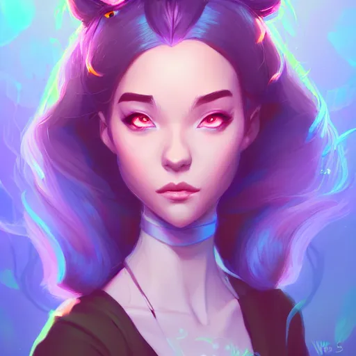 Prompt: a portrait of a beautiful willa as a nerd, art by lois van baarle and loish and ross tran and rossdraws and sam yang and samdoesarts and artgerm, digital art, highly detailed, intricate, sharp focus, trending on artstation hq, deviantart, unreal engine 5, 4 k uhd image