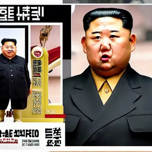 Prompt: hot toys Kim Jong-un