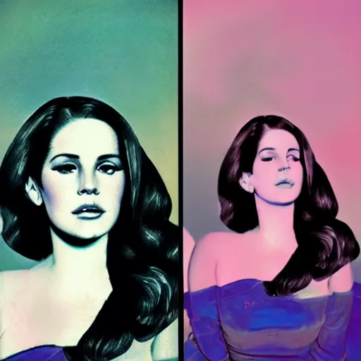 Image similar to Lana del rey album cover, photorealistic