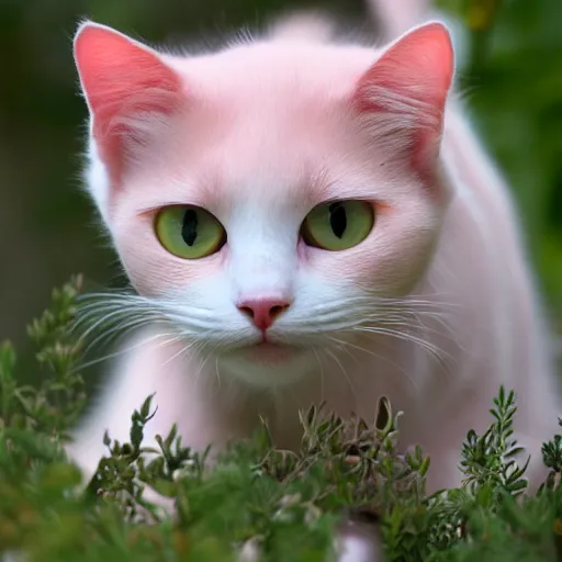 Image similar to photo pale pink cat