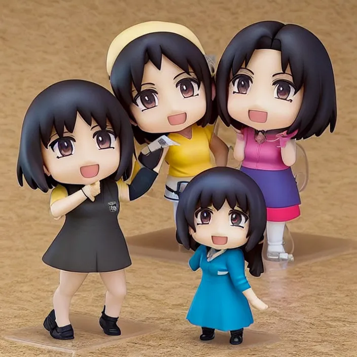 Image similar to leni robredo, an anime nendoroid of leni robredo, figurine, detailed product photo