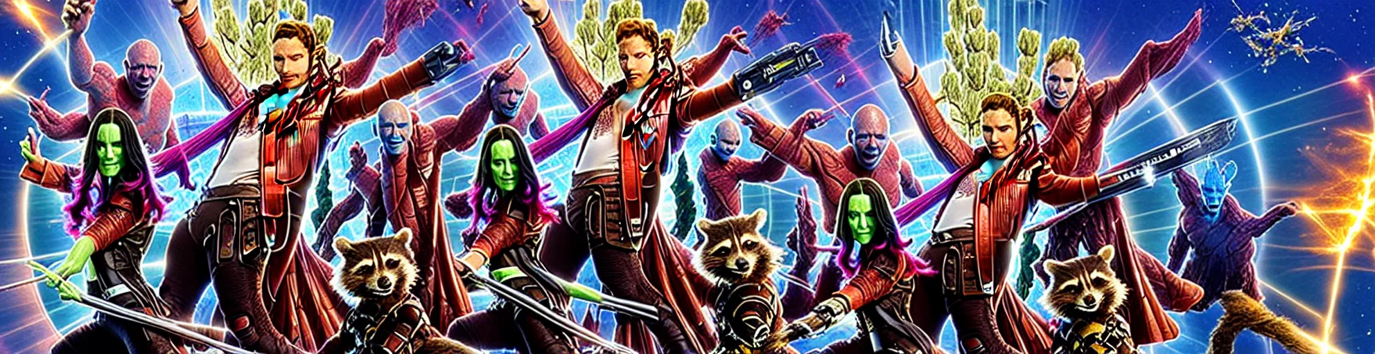 Prompt: guardians of the galaxy