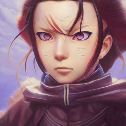 epic portrait of hinata from naruto, detailed, digital | Stable ...