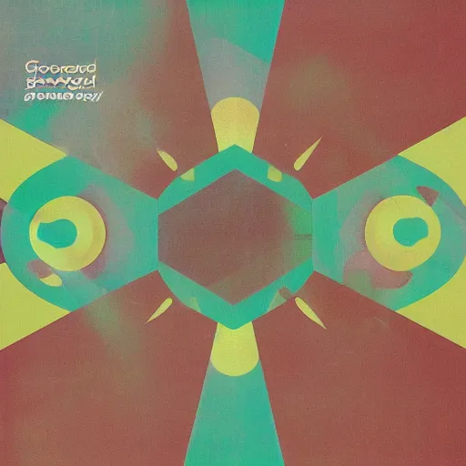 Prompt: boards of canada - geogaddi, album cover art